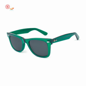 Green Wayfarer Sunglasses 2140 6615/B1