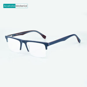 Blue Half Rim Eyeglasses A2650 C125