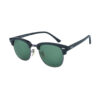Clubmaster Sunglasses RBS 3016 W365A 3N BLK GUN GRN
