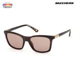 SKECHERS Square Havana Sunglasses SE6360 52H
