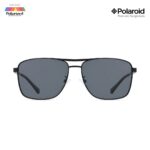 Polaroid Black Metal Sunglasses PLD 2136/G/S/X 003M9