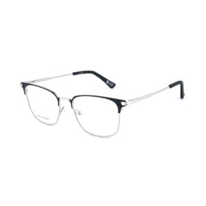 Square OPH 112 0212 BLK SLV Eyeglasses