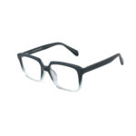 Black-Transparent Bi-Color Eyeglasses S9019 C5
