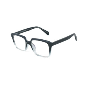 Black-Transparent Bi-Color Eyeglasses S9019 C5