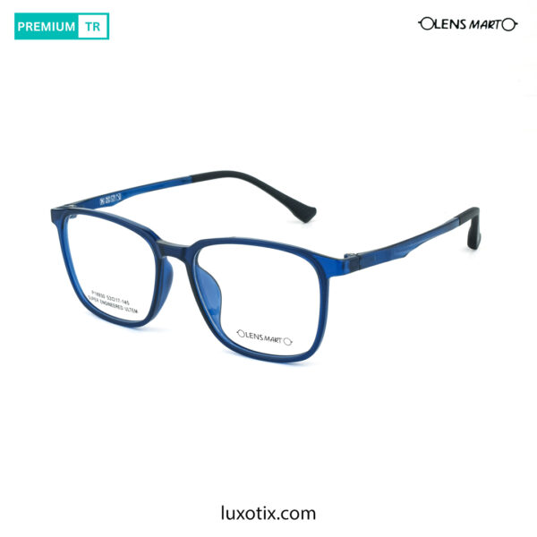 Lens Mart Polished Blue Eyeglasses P18930 C3