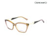 LENSMART Transaparent Light Brown Eyeglasses MS8418 C2