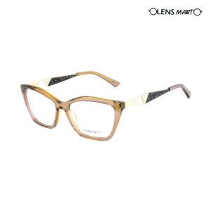 LENSMART Transaparent Light Brown Eyeglasses MS8418 C2