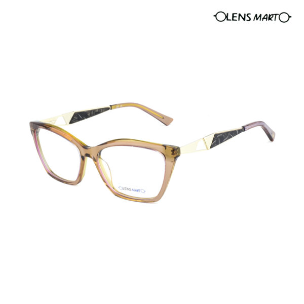 LENSMART Transaparent Light Brown Eyeglasses MS8418 C2