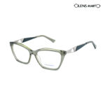 LENS MART Transparent Olive Green Eyeglasses MS8418 C4