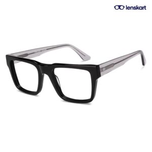 Vincent Chase Black Square Eyeglasses VC E000095 C8