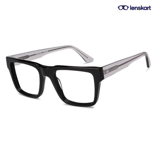Vincent Chase Black Square Eyeglasses VC E000095 C8