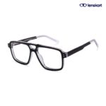 Vincent Chase Black Geometric Eyeglasses VC E17036 C2