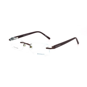 Stylish Rimless Eyeglasses OPH 312 0101 BRN