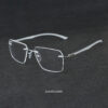 Ash Carbon-Fiber Eyeglasses 120677J C02