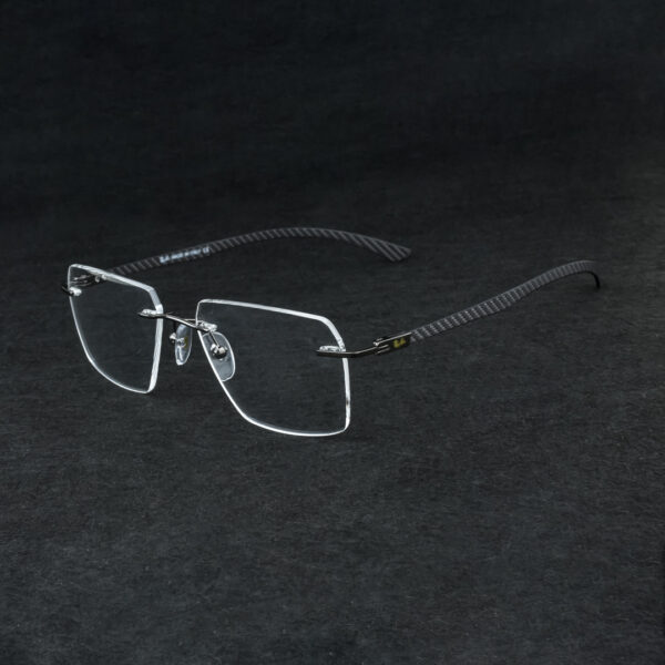 Gun Metal Carbon-Fiber Eyeglasses 120677J C03