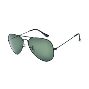Double Bridge Aviator Sunglasses RBS3026 GUN GRN