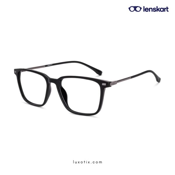 LensKart Air-Comfort Black Eyeglasses LA E18811 239149