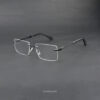 Black Rimless Eyeglasses 90709 C2