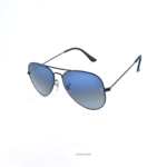 Double Bridge Gray Black Sunglasses RBS 3025