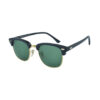 Clubmaster Sunglasses RBS 3016 901 3N BLK GLD GRN