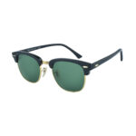Clubmaster Sunglasses RBS 3016 901 3N BLK GLD GRN