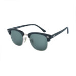 Black Grey Silver Clubmaster Sunglasses RBS 3016 901