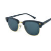 Black Grey Golden Clubmaster Sunglasses RBS 3016 901A 3N