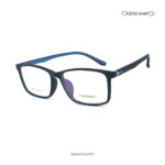 Lens Mart Matte Black Eyeglasses 28100 C3