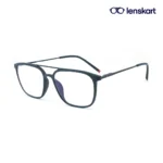 Lenskart Air Black Double-Bridge Eyeglasses LA E13069 C1 W