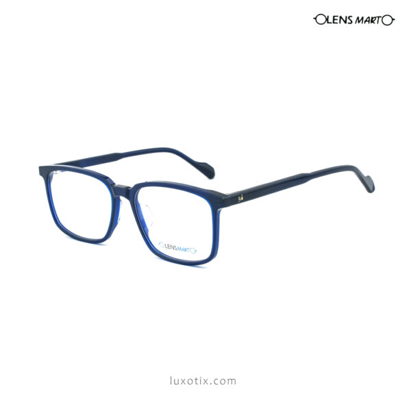 Lens Mart Glossy Blue Eyeglasses 1726 C2