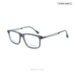 Lens Mart Titanium Transparent Grey Eyeglasses 559 C6