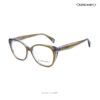 Lens Mart Transparent Olive Green Eyeglasses JMM84RX C47