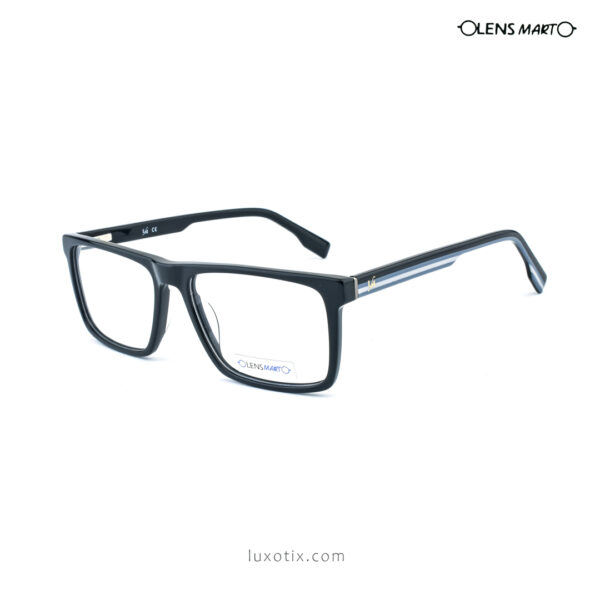 LensMart Glossy Black Eyeglasses MG6864 C1