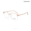 Lens Mart Transparent Rose Gold Eyeglasses 7187 C16