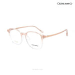 Lens Mart Transparent Rose Gold Eyeglasses 7187 C16