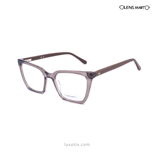 Lens Mart Transparent Brown Eyeglasses VS61002 C3