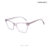 Lens Mart Transparent Pink Eyeglasses VS61025 C2