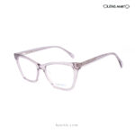 Lens Mart Transparent Pink Eyeglasses VS61025 C2