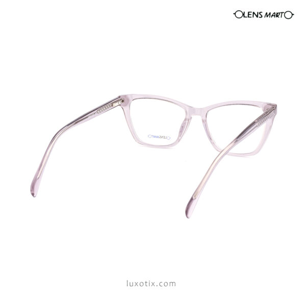 Lens Mart Transparent Pink Eyeglasses VS61025 C2