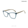 Lens Mart Olive Cat's Eye Eyeglasses VS61025 C4