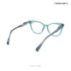 Lens Mart Transparent Green Eyeglasses YG21224 C2