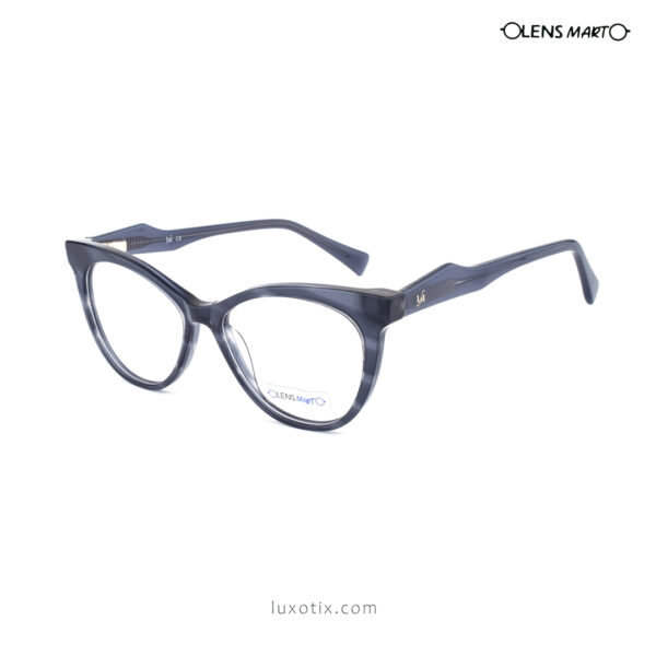 Lens Mart Grey Eyeglasses YG21224 C4