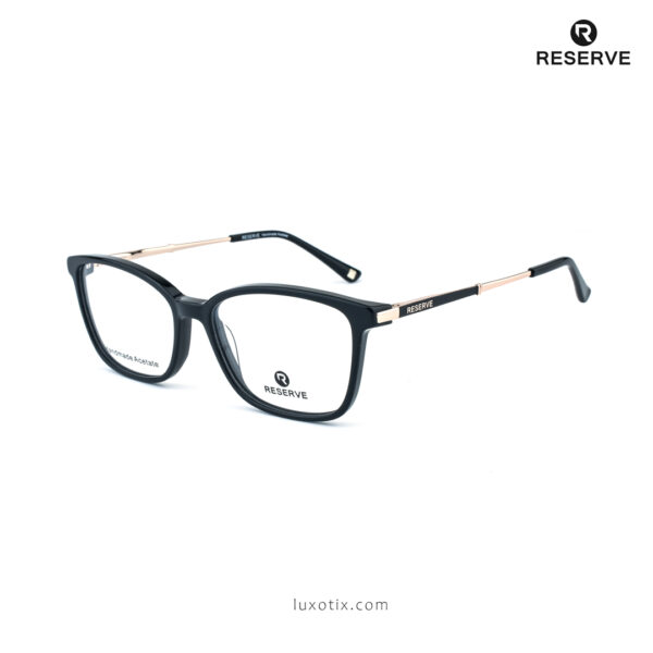 Reserve Black Square Eyeglasses RE-6966 C1